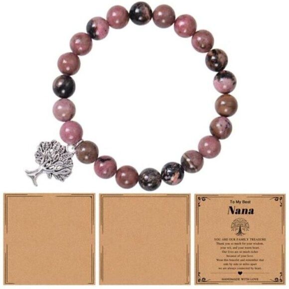 Tree of Life Pendant Beaded Bracelet - Picture 2 of 2